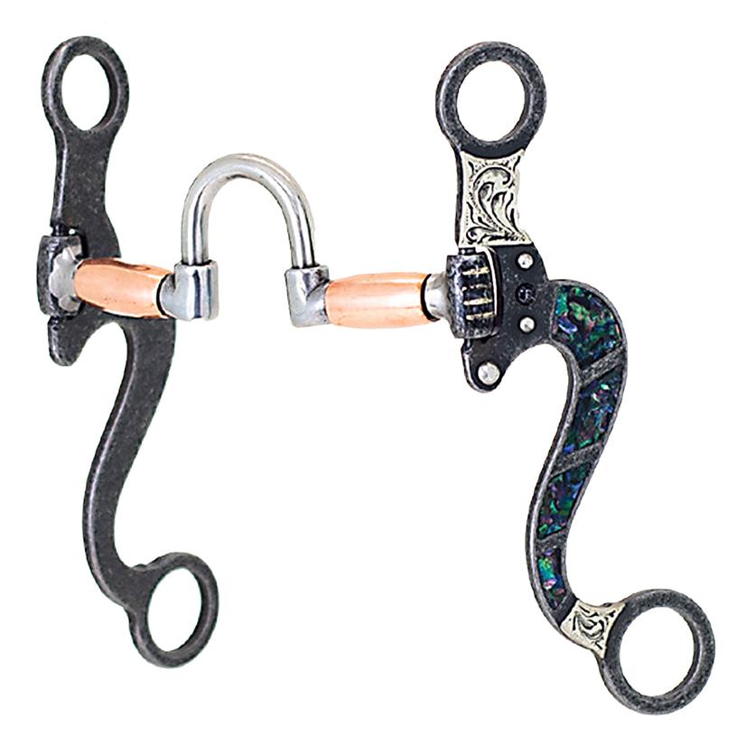 Partrade Cowboy Tack Tack 5 1/8" Partrade Cowboy Tack 5 1/8" Black Pearl Correctional Bit