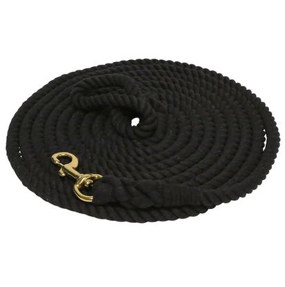 Partrade Cowboy Tack Tack Black / 25' Cotton Lunge Line