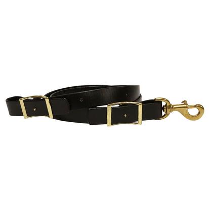 Partrade Cowboy Tack Tack Black PVC Tie Down - Black or Brown