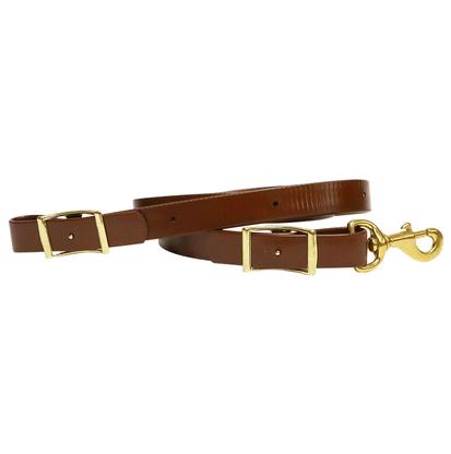 Partrade Cowboy Tack Tack Brown PVC Tie Down - Black or Brown