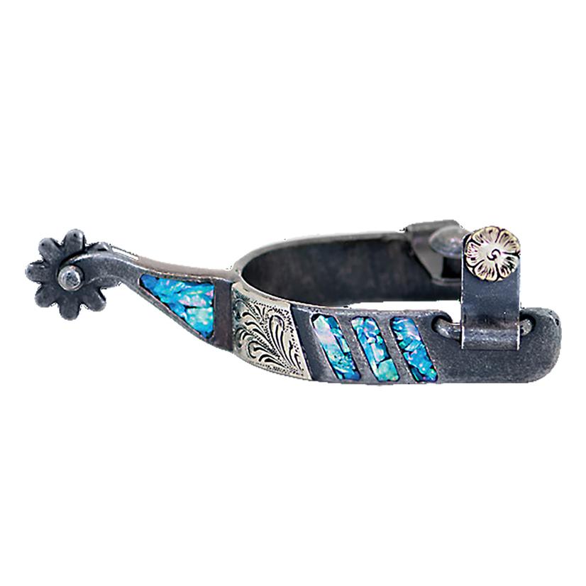 Partrade Cowboy Tack Tack L / Dark Grey Steel Partrade Cowboy Tack Turquoise Collection Large Cup Spurs