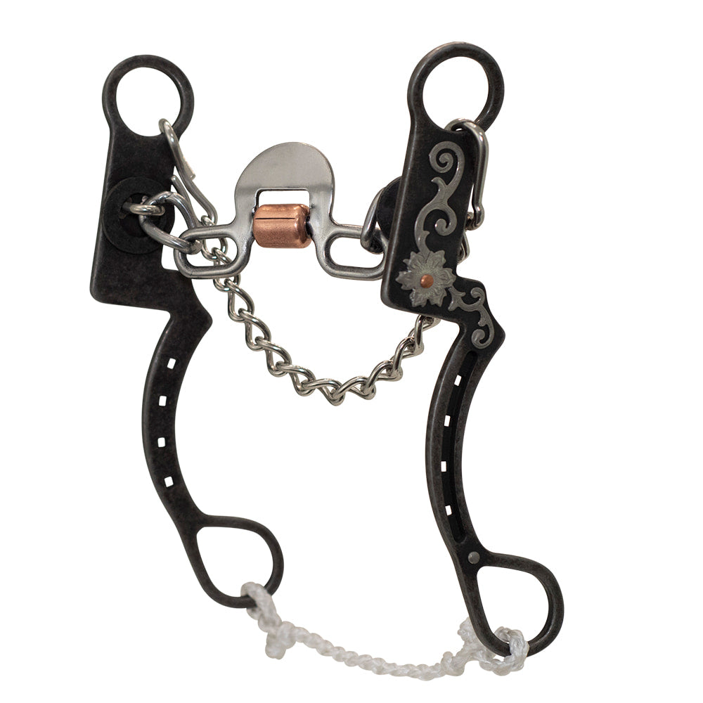 Partrade Cowboy Tack Tack Partrade Cowboy Tack Desert Rose Horseshoe Spoon Bit