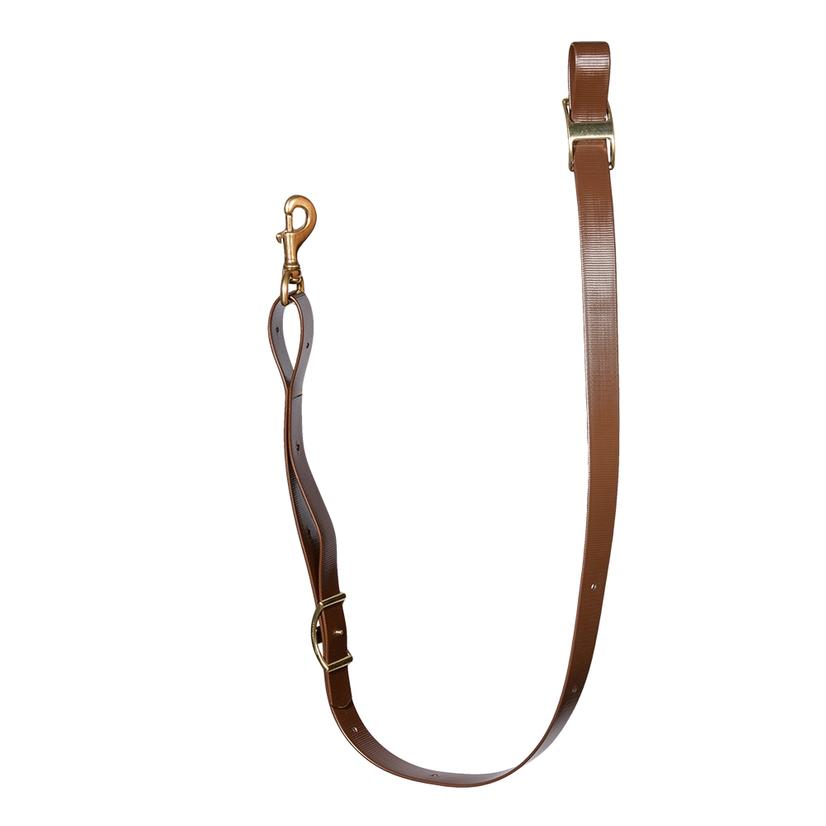 Partrade Cowboy Tack Tack PVC Tie Down - Black or Brown