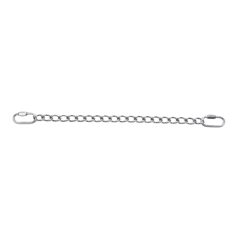 Partrade Cowboy Tack Tack Stainless Steel Curb Chain with Snap Hooks