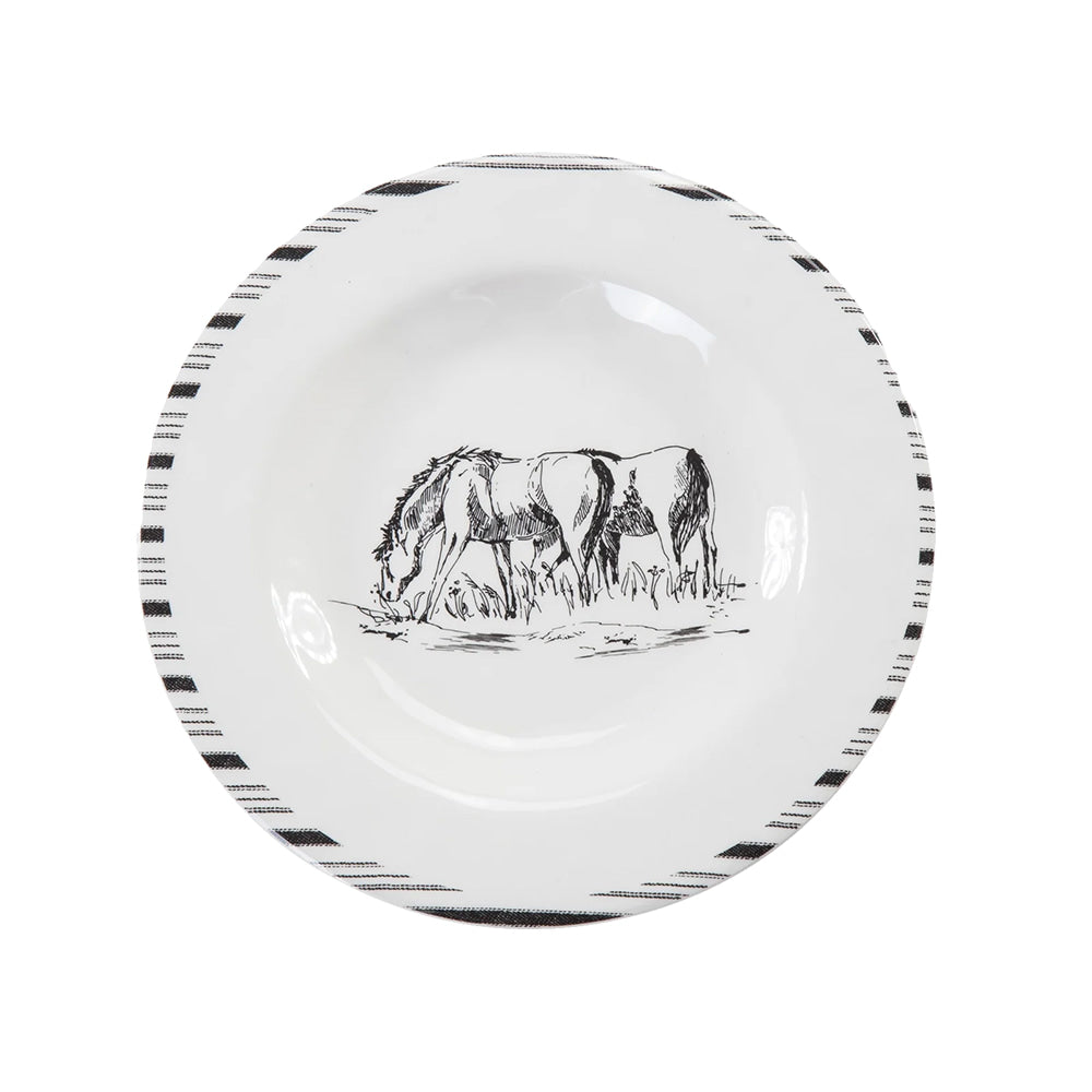 Paseo Road Home Decor Ranch Life Melamine Salad Plates