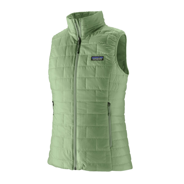 Women's Ellwood Green Nano Puff Vest by Patagonia