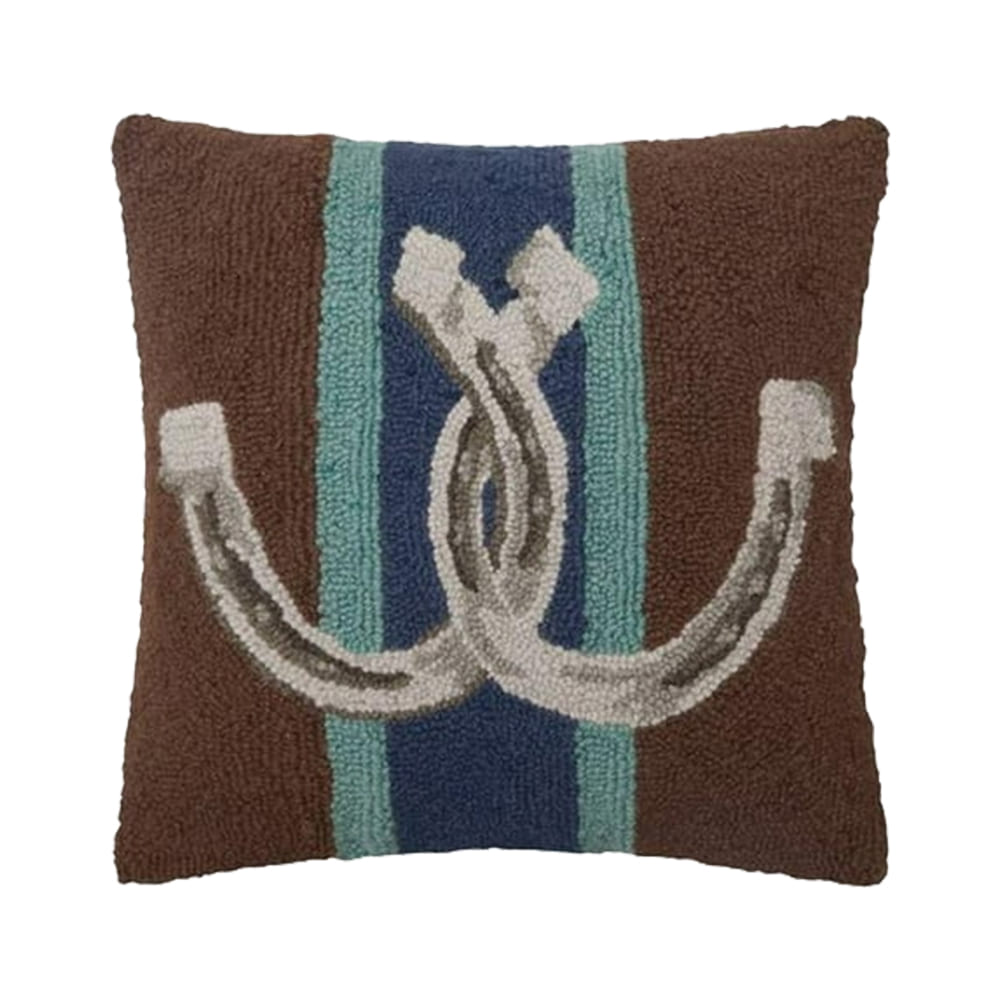 Peking Handicraft Home Decor Peking Handicraft Double Horseshoe Country Club Hook Pillow