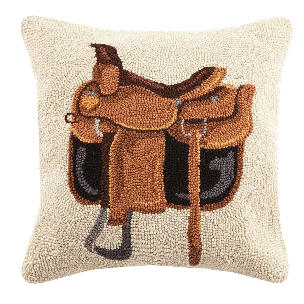 Peking Handicraft Home Decor Peking Handicraft Equestrian Bag Saddle Hook Pillow
