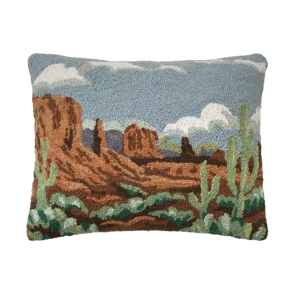 Peking Handicraft Home Decor Southwestern Scene Hook Pillow