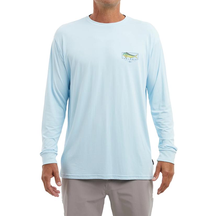 Pelagic Pelagic Blue Mahi Mind Aquatek Long Sleeve Men's Shirt
