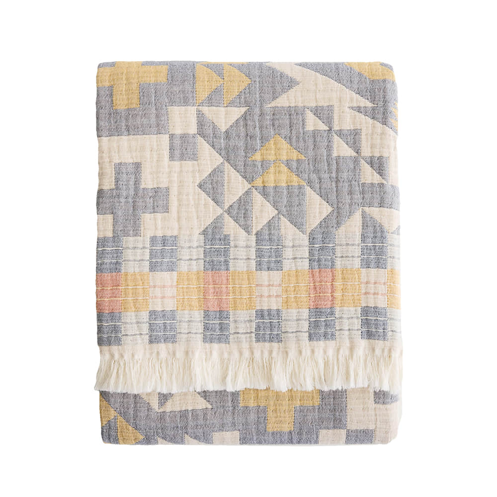 Pendleton Home Decor Pendleton Woolen Mills Blue Ridge Cotton Fringed Throw