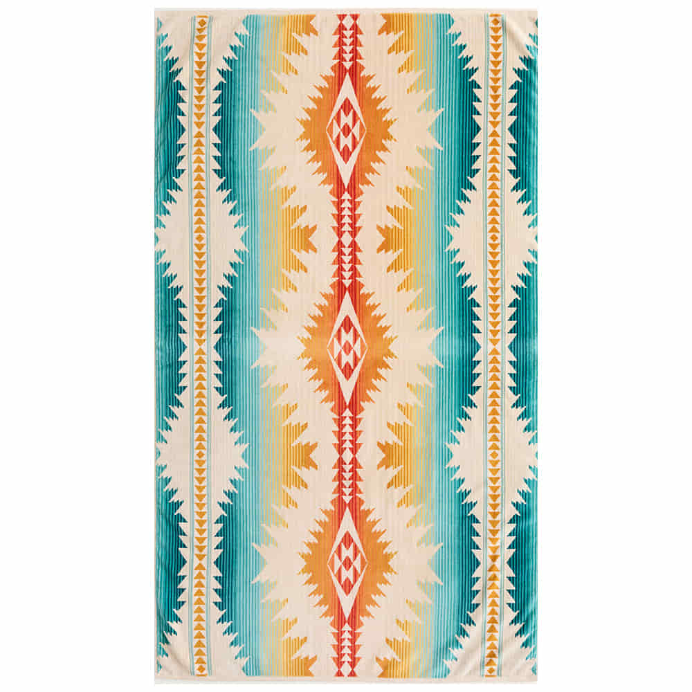 Pendleton Home Decor Pendleton Woolen Mills Oversized Jacquard Spa Towel In Sunset Pass