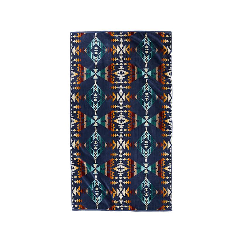 Pendleton Other 40X70 / BLUE Pendleton Diamond Peak Oversized Jacquard Spa Towel Blue 40x70