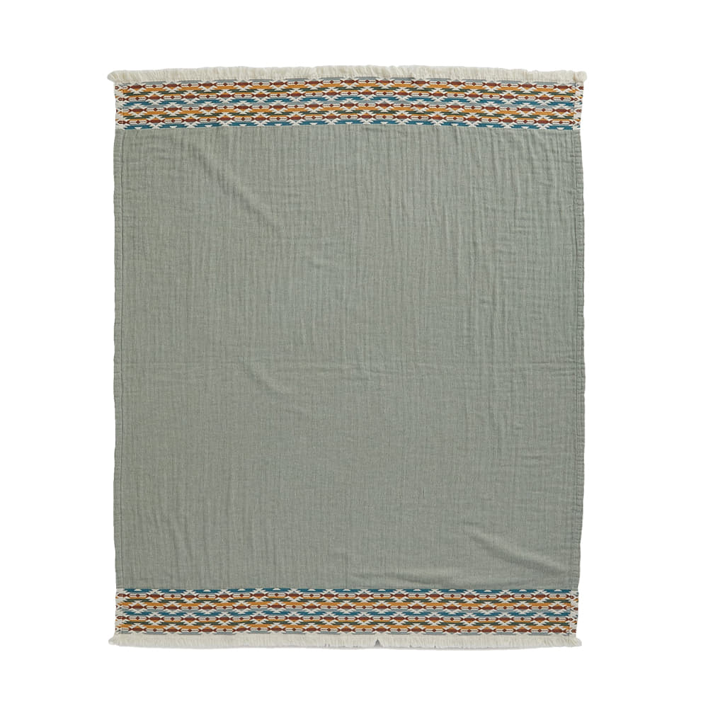 Pendleton Woolen Mills Home Decor Pendleton Woolen Mills Sierra Border Fringed Cotton Throw