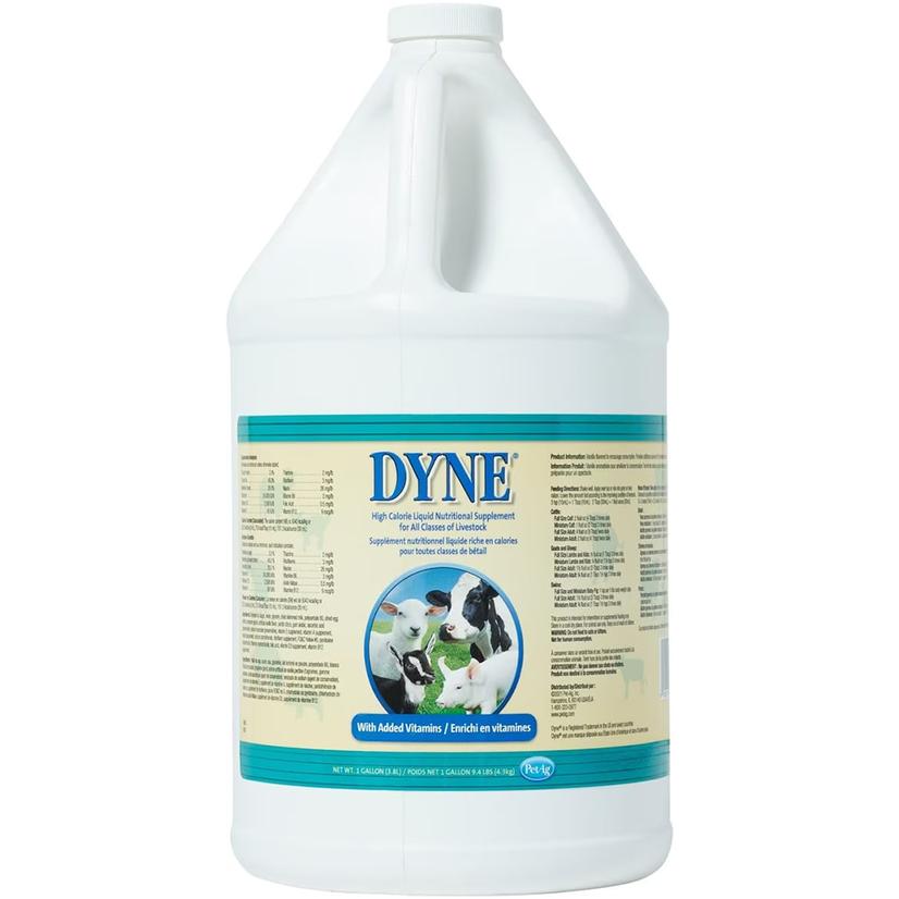 PET AG. INC Supplies Gallon Dyne High Calorie Liquid Supplement for Livestock
