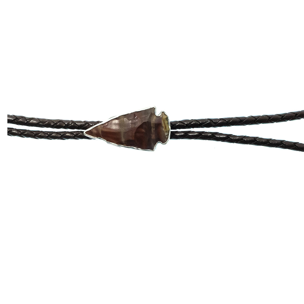 Peyote Bird Designs Jewelry Peyote Bird Designs Brown Arrowhead And Sterling Silver Bolo Tie