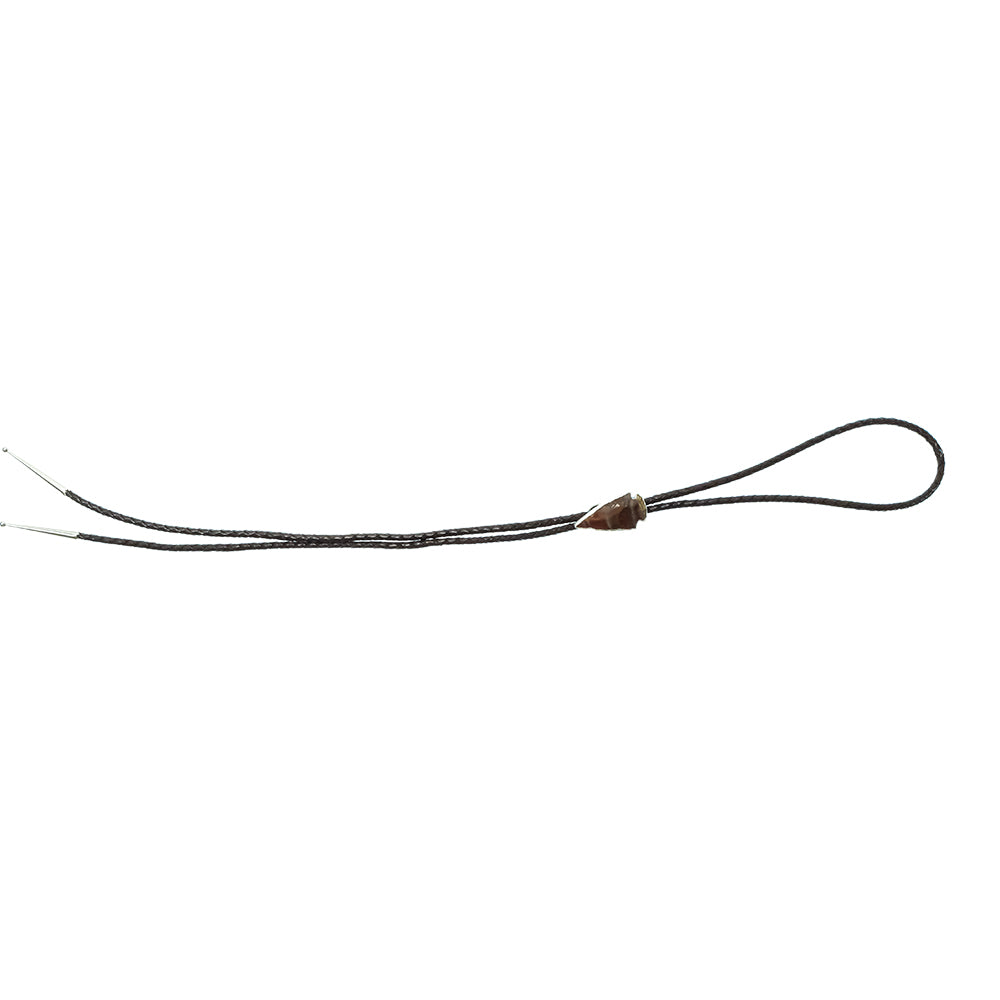 Peyote Bird Designs Jewelry Peyote Bird Designs Brown Arrowhead And Sterling Silver Bolo Tie