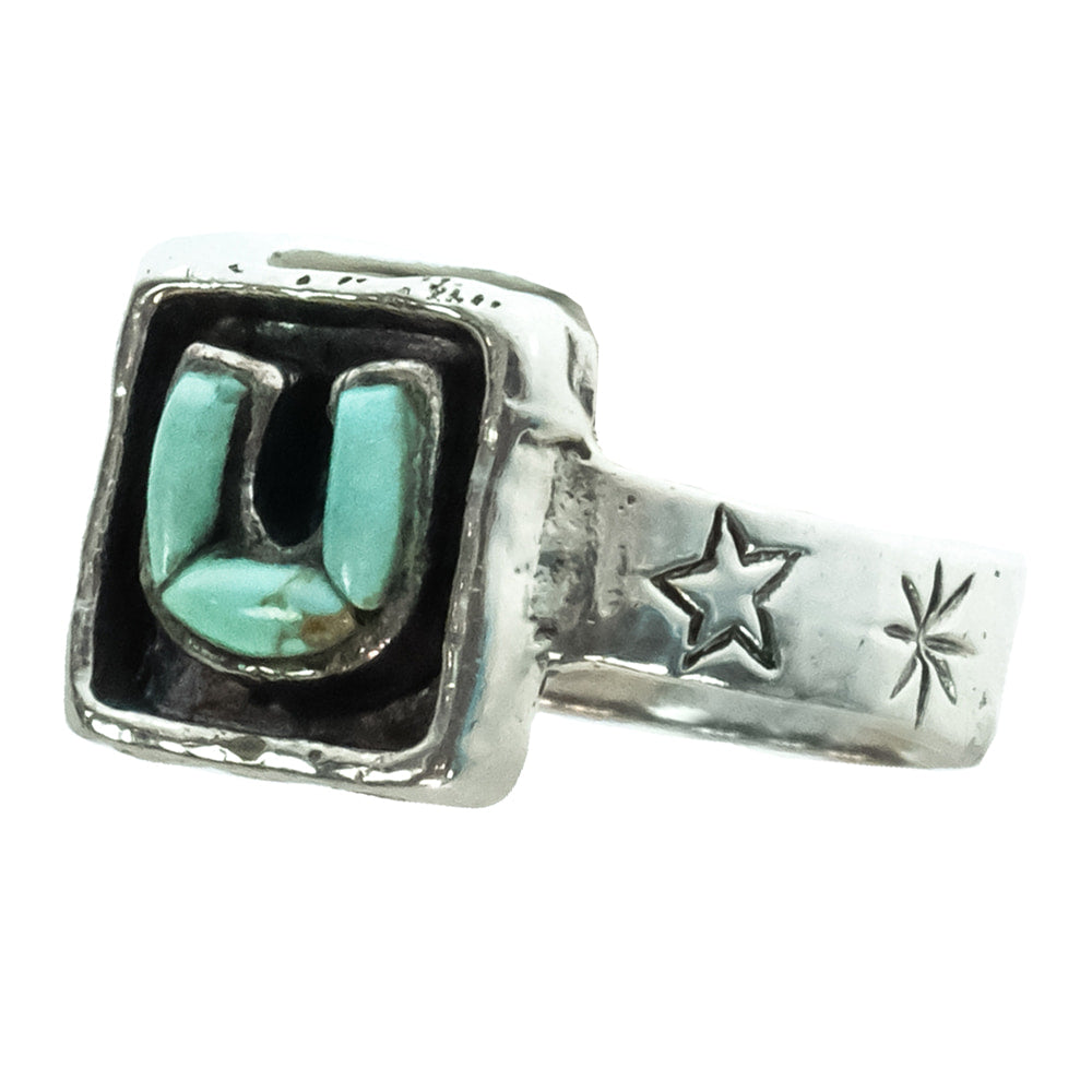 Peyote Bird Designs Jewelry Peyote Bird Designs Turquoise Horseshoe Ring