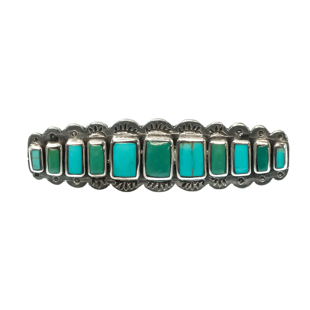 Peyote Bird Designs Jewelry Turquoise/Silver Peyote Bird Designs Nomad Pin