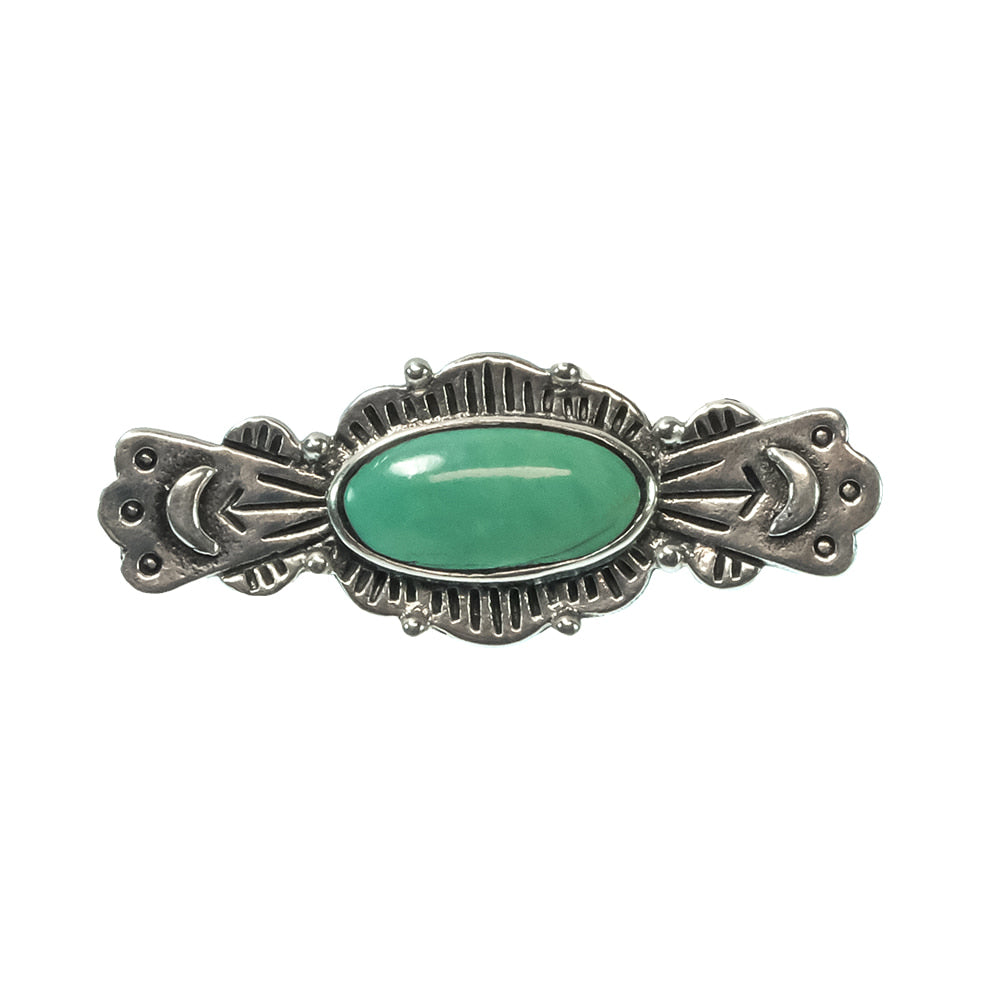 Peyote Bird Designs Jewelry Turquoise/Silver Peyote Bird Designs Silver Turquoise Pin