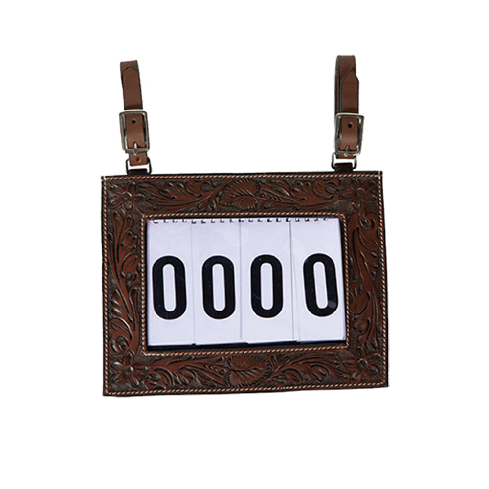 Professional's Choice Supplies Chocolate / Osfa Professional's Choice Tooled Number Holder