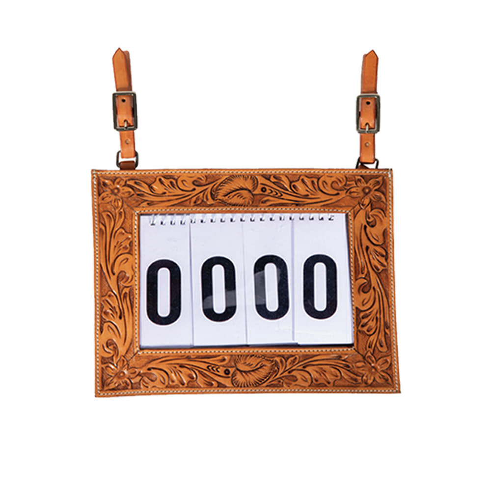 Professional's Choice Supplies Natural / Osfa Professional's Choice Tooled Number Holder
