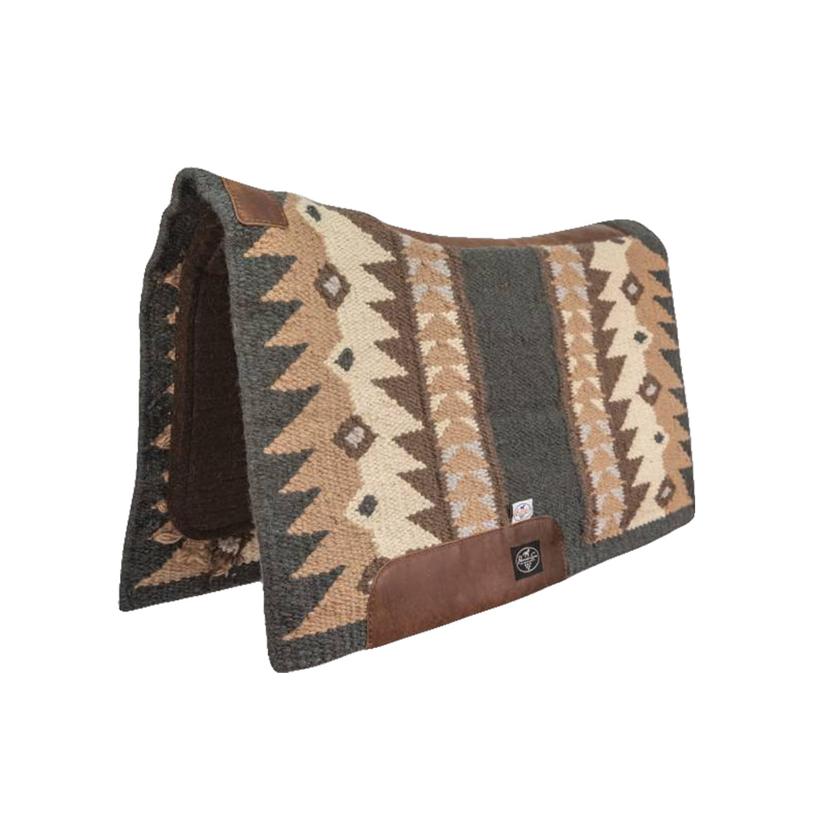 Professional's Choice Tack 33"X38" / Charcoal/Tan Professional's Choice Fuse Navajo Top Steam Pressed 33 X 38 X 3/4 Saddle Pad