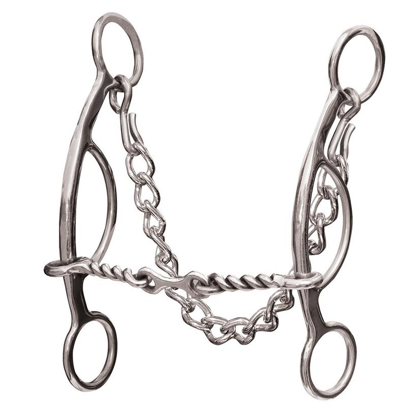 Professional's Choice Tack 5 3/4" / Stainless Steel Professional Choice Twisted Dog Bone Futurity Bit