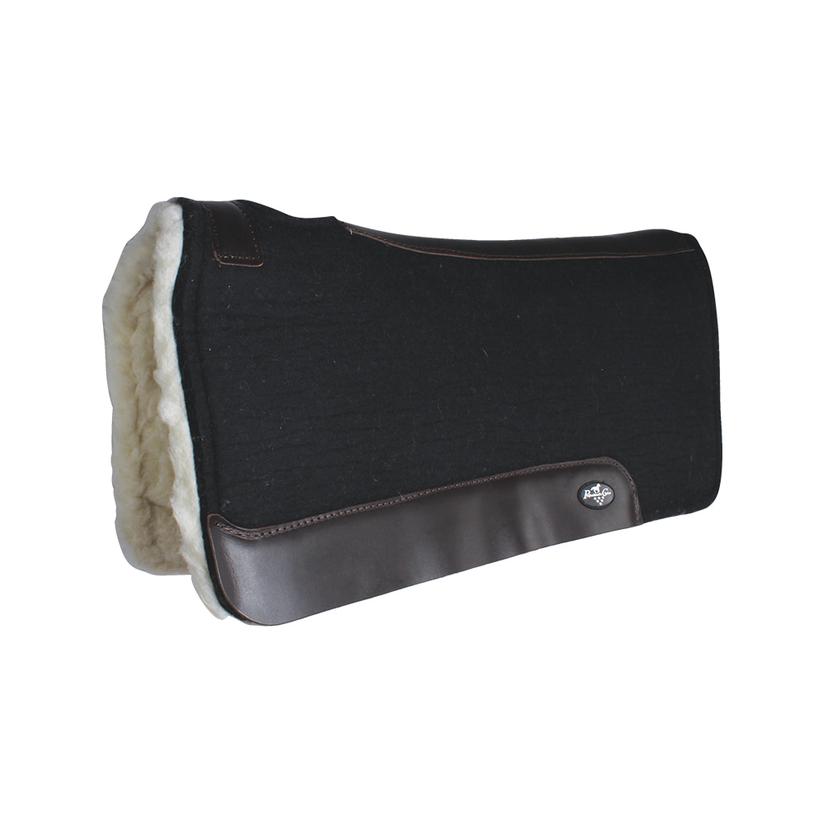 Professional's Choice Tack Black / 31"X32" Professional's Choice Comfort Fit Steam Pressed Merino Wool Lined Felt Pad