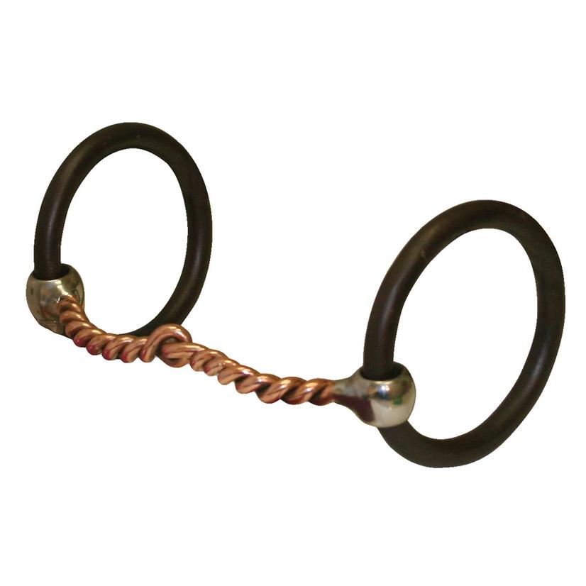 Professional's Choice Tack Bob Avila Copper Twist Ring Snaffle