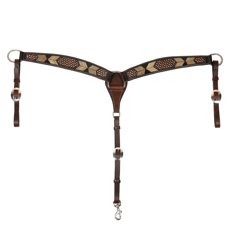 Professional's Choice Tack Chocolate / Osfa Professional's Choice Chocolate Arrowhead Breast Collar