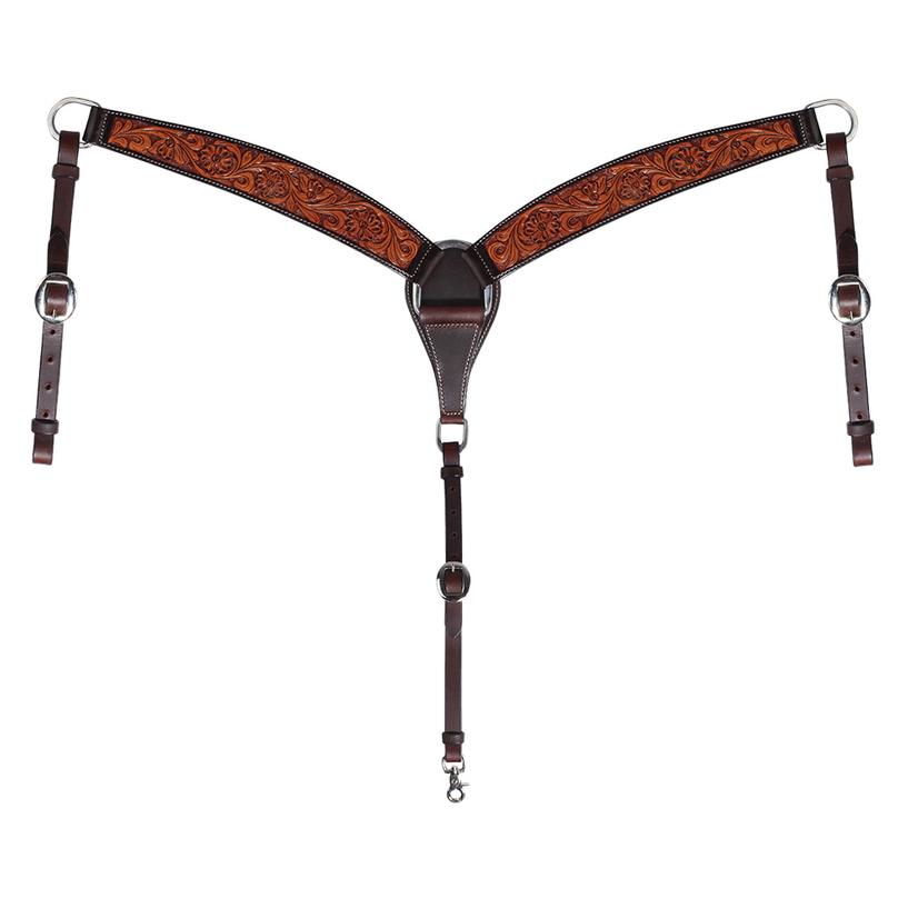 Professional's Choice Tack Chocolate Professional Choice Prairie Flower Collection Breast Collar
