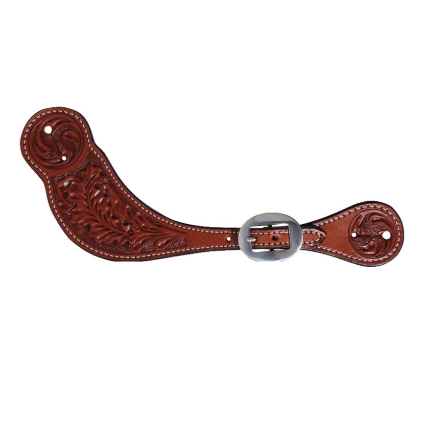 Professional's Choice Tack Men's / Brown Professional Choice Oak Tooled Men's Spur Straps