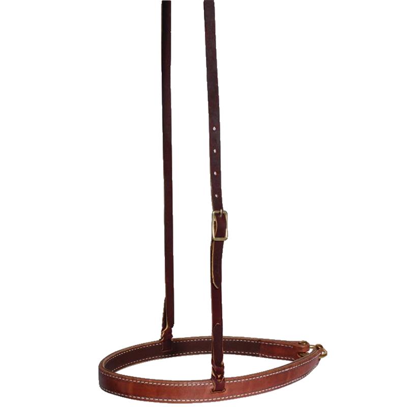 Professional's Choice Tack Oiled Professional's Choice Double Ply Stitched Leather Noseband