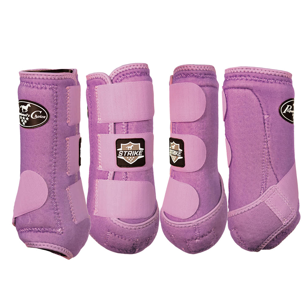 Professional's Choice Tack Professional Choice Strike Sports Medicine Boots in Orchid- 4-pack