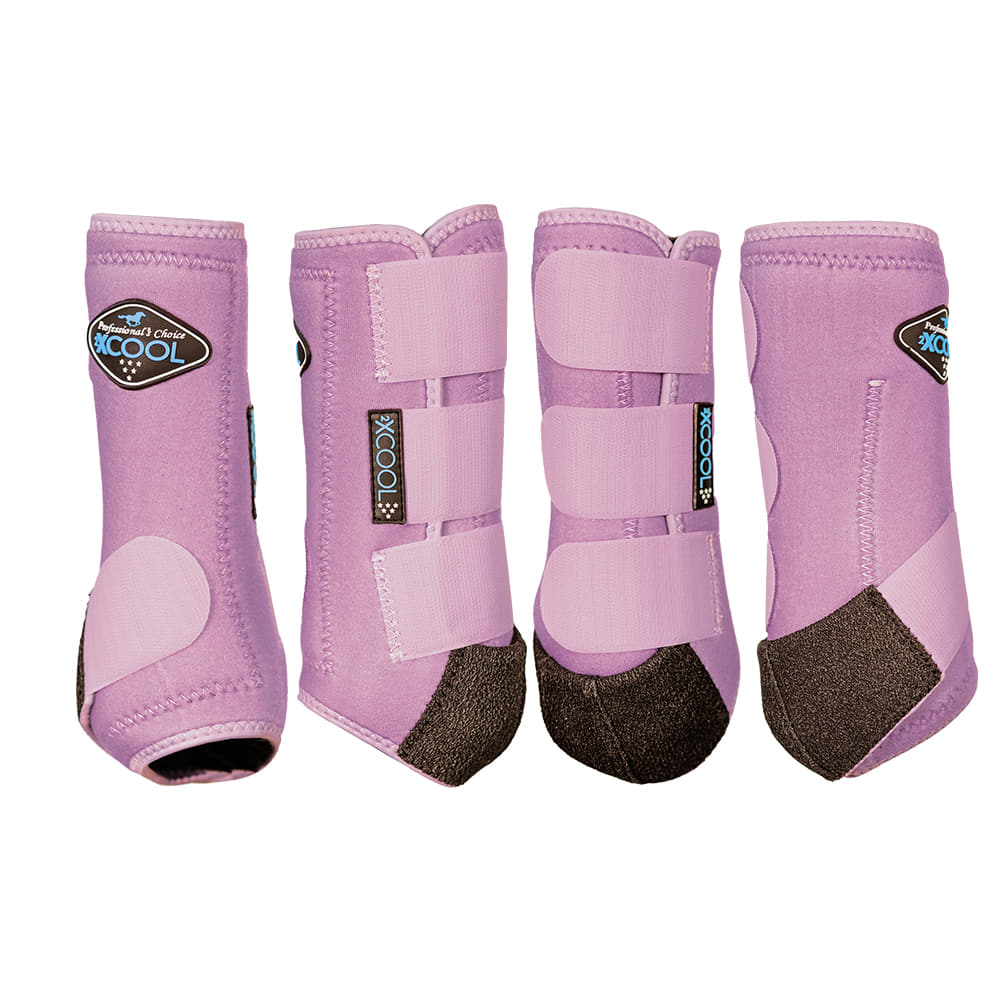 Professional's Choice Tack Professional's Choice 2X Cool Sport Medicine Boots  in Orchid - 4 Pack