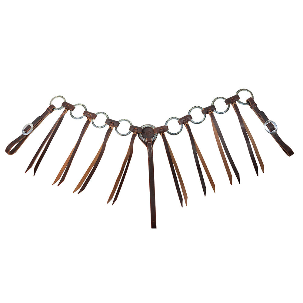 Professional's Choice Tack Professional's Choice Burgundy Tassle Breast Collar