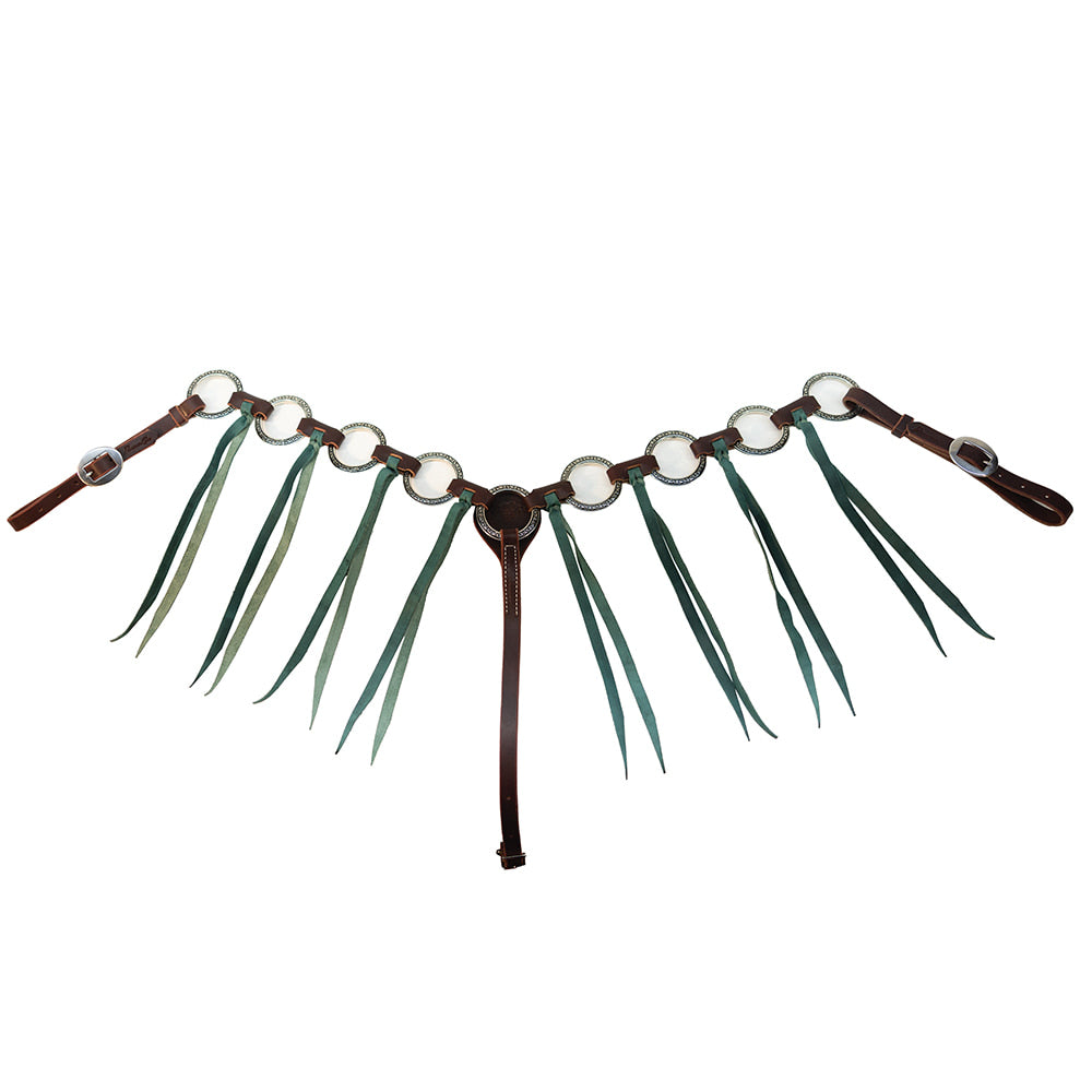 Professional's Choice Tack Professional's Choice Emerald Tassle Breast Collar