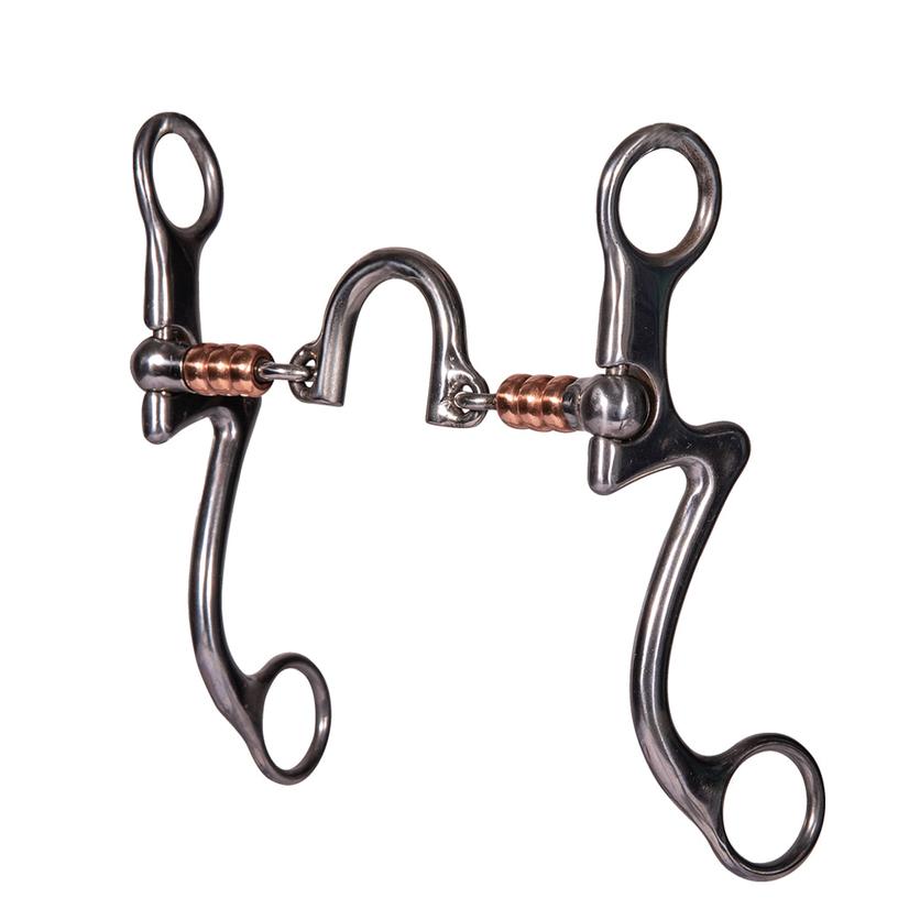 Professional's Choice Tack Silver Professional Choice 7 Shank Collection Floating Port Loose Rings Bit