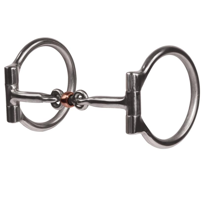 Professional's Choice Tack Stainless Steel / 5 1/4" Professional's Choice Equisential D-Ring Snaffle with Smooth Dogbone Bit