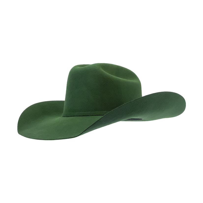 ProHats Hats ProHats Military Green  4.25" Brim Wool Precreased Felt Hat