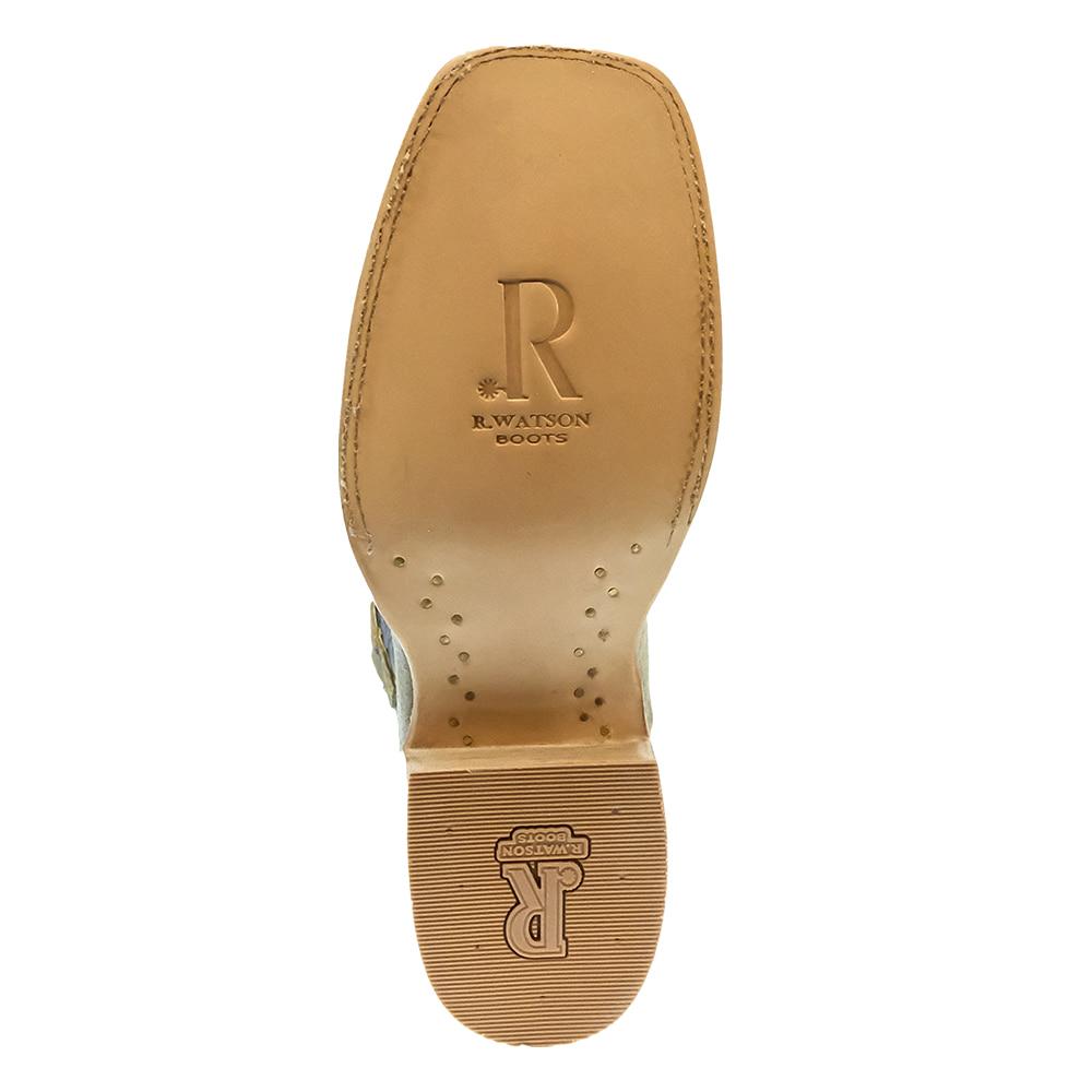 R Watson Footwear R. Watson Cafe Boar Azul 11" Men's Boots