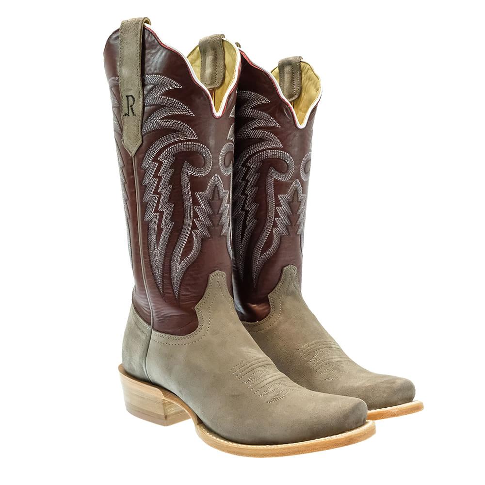 R Watson Footwear R Watson Charcoal Rough Out Women's Boots