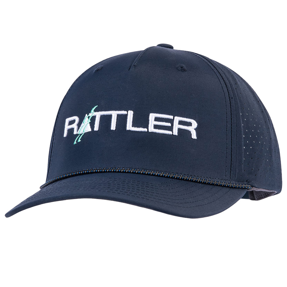Rattler Rope Hats Rattler Rope Navy The Original Rattler 3D Puff Embroidery Cap