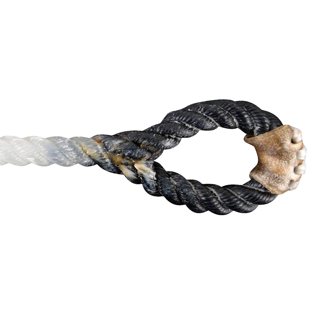 Rattler Rope Ropes 1/4" Full / Black / SM Rattler Ropes White Racer Piggin Strings