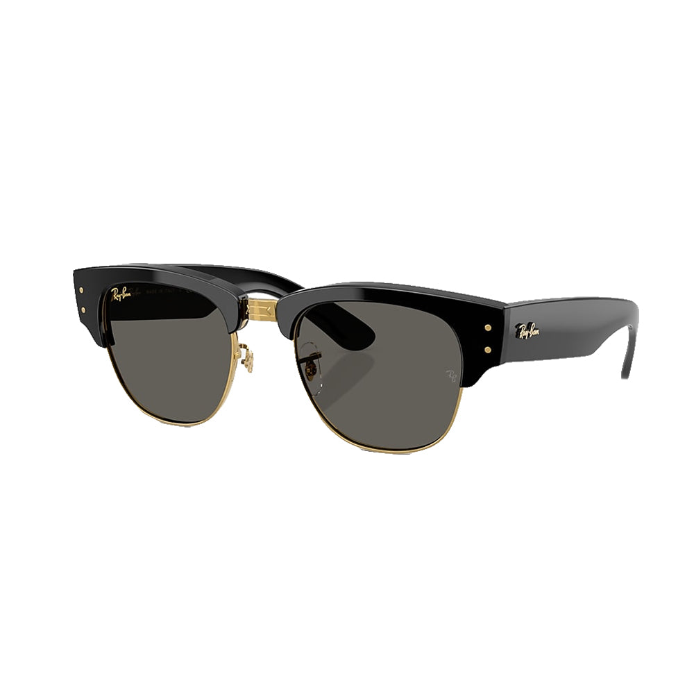 Ray Ban Apparel Ray Ban Black and Gold Mega Clubmaster Sunglasses