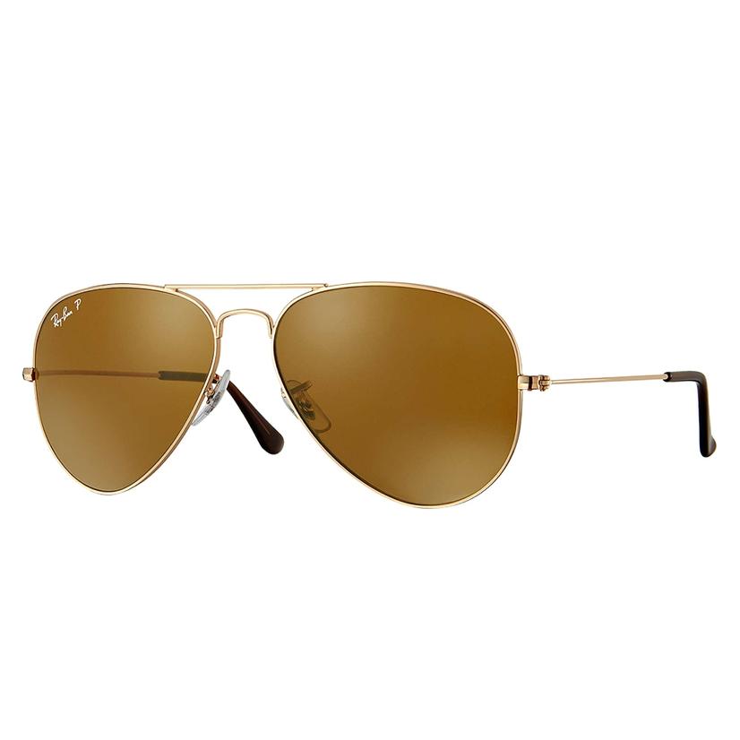 Ray Ban Other Gold / 58 Ray Ban Large Aviator Classic Gold Sunglasses