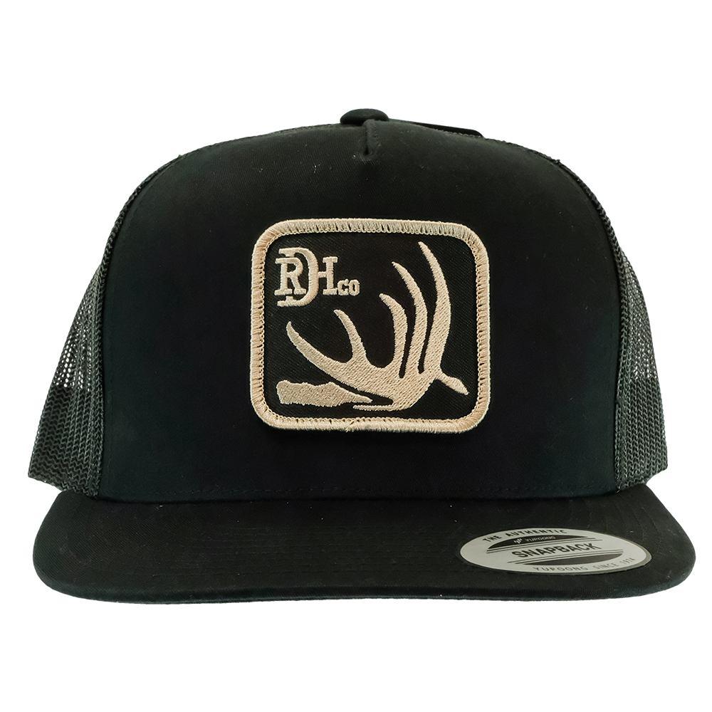 Red Dirt Hat Company Hats OSFA / Black Red Dirt Hat Company Deer Shed Black on Black Mesh Back Cap