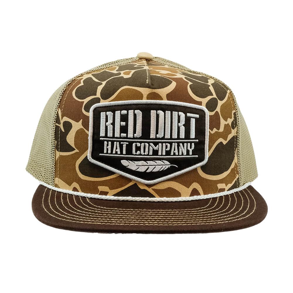 Red Dirt Hat Company Hats OSFA / CAMO/TAN Red Dirt Hat Company Old Skool Duck Cap