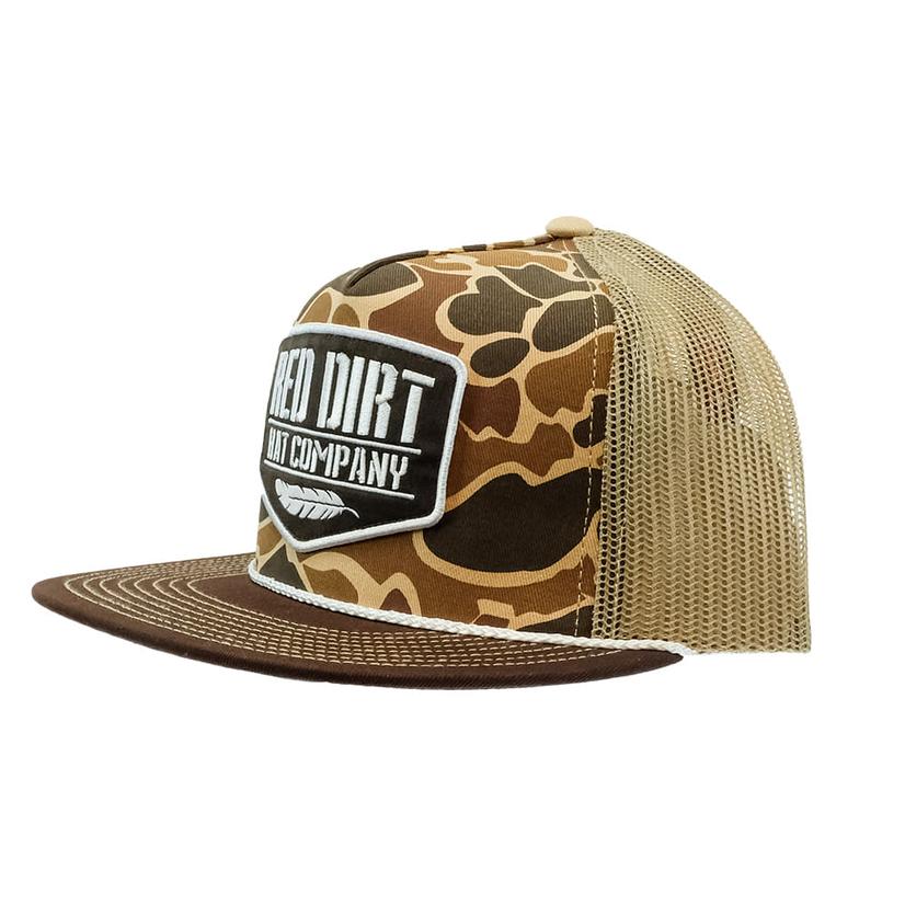 Red Dirt Hat Company Hats OSFA / CAMO/TAN Red Dirt Hat Company Old Skool Duck Cap